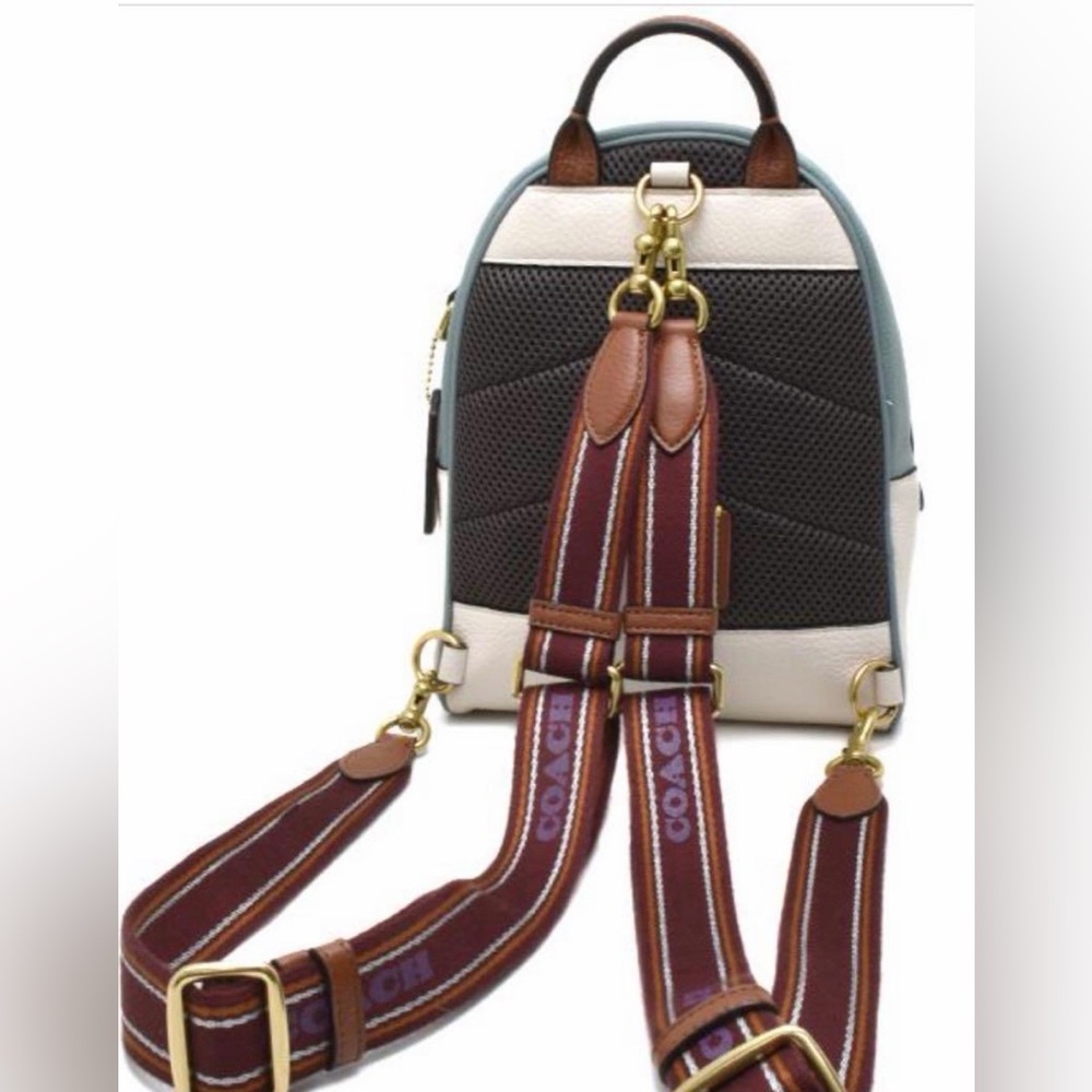 Coach Charter Backpack 18 In Colorblock. - Picture 2 of 5